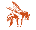 Biene als Logo für den Sämling